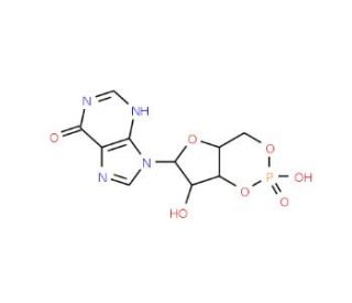 Inosine-3&prime;,5&prime;-cyclic-monophosphate (CAS 3545-76-4) - chemical structure image
