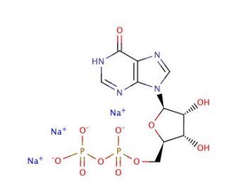 Inosine 5&prime;-diphosphate sodium salt (CAS 81012-88-6) - chemical structure image