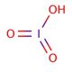 Iodic acid (CAS 7782-68-5) - chemical structure image