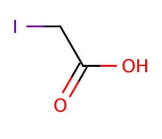 Iodoacetic acid (CAS 64-69-7) - chemical structure image