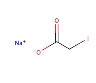 Iodoacetic acid sodium salt (CAS 305-53-3) - chemical structure image