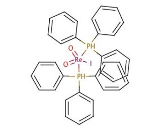 Iododioxobis(triphenylphosphine)rhenium(V) (CAS 23032-93-1) - chemical structure image