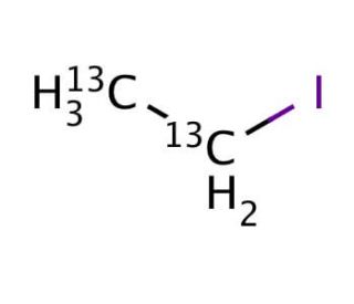 Iodoethane-<sup>13</sup>C2 (CAS 34189-74-7) - chemical structure image