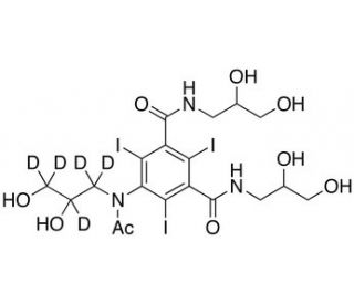 Iohexol-d5 (CAS 928623-33-0) - chemical structure image