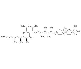 Ionomycin calcium salt (1 mM solution in DMSO) (CAS 56092-81-0) - chemical structure image
