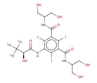 Iopamidol-d3 (CAS 1217831-76-9) - chemical structure image