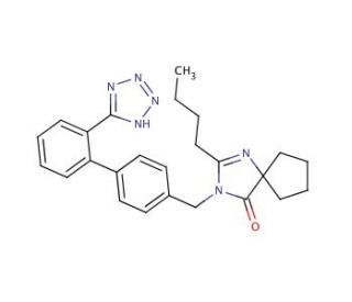 Irbesartan (CAS 138402-11-6) - chemical structure image