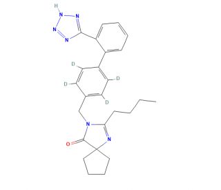 Irbesartan-d4 (CAS 1216883-23-6) - chemical structure image