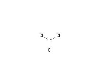Iridium(III) chloride (CAS 10025-83-9) - chemical structure image