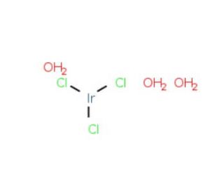 Iridium(III) Chloride Trihydrate (CAS 13569-57-8) - chemical structure image
