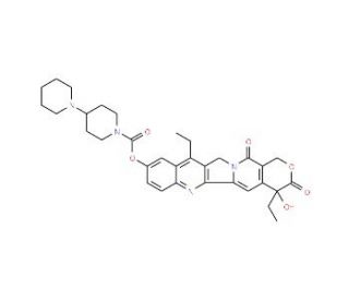 (&plus;)-Irinotecan (CAS 97682-44-5) - chemical structure image