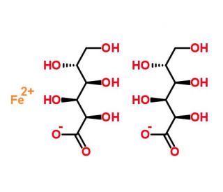 Iron(II) gluconate (CAS 699014-53-4) - chemical structure image