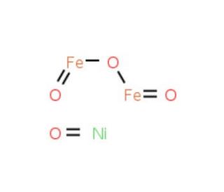 Iron nickel oxide, tech. (CAS 12168-54-6) - chemical structure image
