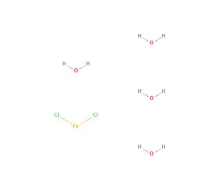 Iron(II) chloride hydrate (CAS 23838-02-0) - chemical structure image
