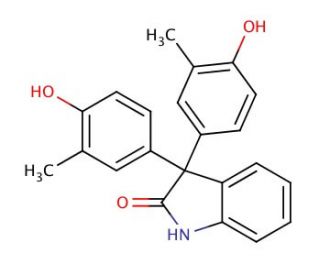 Isatin Bis-cresol - chemical structure image