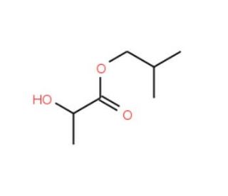 (&plus;)-Isobutyl D-lactate (CAS 61597-96-4) - chemical structure image