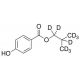 Isobutyl-d9 Paraben (CAS 4247-02-3 (unlabeled)) - chemical structure image