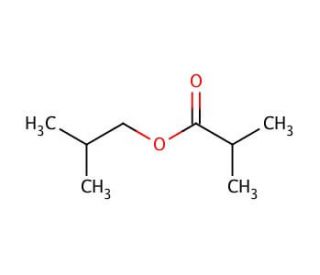 Isobutyl isobutyrate (CAS 97-85-8) - chemical structure image