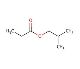 Isobutyl propionate (CAS 540-42-1) - chemical structure image