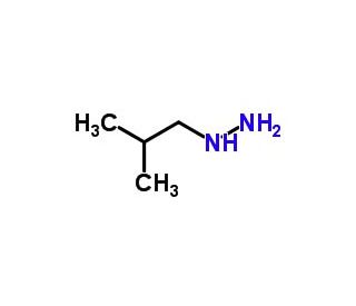 Isobutylhydrazine (CAS 42504-87-0) - chemical structure image
