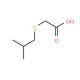 (isobutylthio)acetic acid - chemical structure image