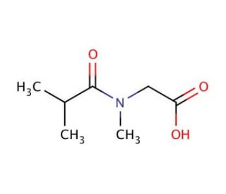 [isobutyryl(methyl)amino]acetic acid - chemical structure image