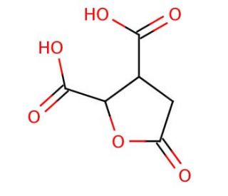 Isocitric acid lactone (CAS 4702-32-3) - chemical structure image