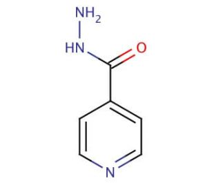 Isoniazid (CAS 54-85-3) - chemical structure image