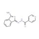 Isonicotinic acid (3-amino-isoindol-1-ylidene)-hydrazide - chemical structure image