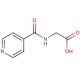 (isonicotinoylamino)acetic acid - chemical structure image