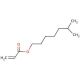 Isooctyl acrylate 的分子结构, CAS编号: 29590-42-9 Isooctyl acrylate (CAS 29590-42-9) - chemical structure image