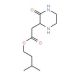 Isopentyl 2-(3-oxo-2-piperazinyl)acetate - chemical structure image