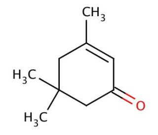 Isophorone (CAS 78-59-1) - chemical structure image