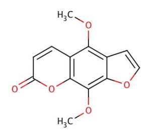 Isopimpinellin (CAS 482-27-9) - chemical structure image