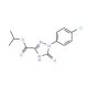 Isopropyl 1-(4-chlorophenyl)-2,5-dihydro-5-oxo-1H-1,2,4-triazole-3-carboxylate - chemical structure image