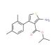 Isopropyl 2-amino-4-(2,4-dimethylphenyl)thiophene-3-carboxylate - chemical structure image