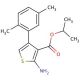 Isopropyl 2-amino-4-(2,5-dimethylphenyl)thiophene-3-carboxylate - chemical structure image