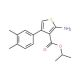 Isopropyl 2-amino-4-(3,4-dimethylphenyl)thiophene-3-carboxylate - chemical structure image