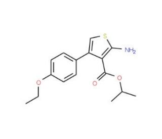 Isopropyl 2-amino-4-(4-ethoxyphenyl)thiophene-3-carboxylate - chemical structure image