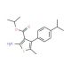 Isopropyl 2-amino-4-(4-isopropylphenyl)-5-methylthiophene-3-carboxylate - chemical structure image