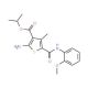 Isopropyl 2-amino-5-{[(2-methoxyphenyl)amino]-carbonyl}-4-methylthiophene-3-carboxylate - chemical structure image