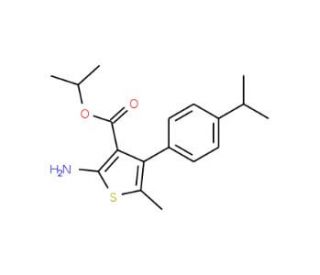 Isopropyl 2-amino-6-phenyl-4,5,6,7-tetrahydro-1-benzothiophene-3-carboxylate - chemical structure image