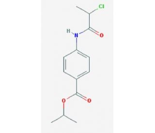 isopropyl 4-[(2-chloropropanoyl)amino]benzoate - chemical structure image