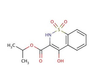 Isopropyl 4-Hydroxy-2H-1,2-benzothiazine-3-carboxylate 1,1-Dioxide (CAS 76508-35-5) - chemical structure image