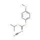 Isopropyl (4-methoxyphenyl)cyano-carbonimidodithioate - chemical structure image
