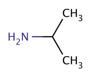 Isopropylamine (CAS 75-31-0) - chemical structure image