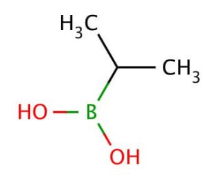 Isopropylboronic acid (CAS 80041-89-0) - chemical structure image