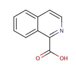 Isoquinoline-1-carboxylic acid (CAS 486-73-7) - chemical structure image