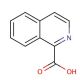 Isoquinoline-1-carboxylic acid (CAS 486-73-7) - chemical structure image