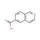 Isoquinoline-6-carboxylic acid HCl salt (CAS 106778-43-2 (non-salt)) - chemical structure image